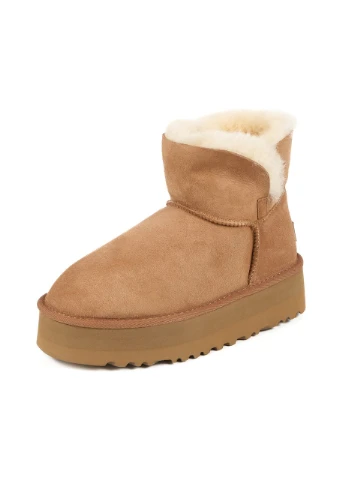 Угги натуральные женские на платформе (рр 36-40) беж UGG (386417453)
