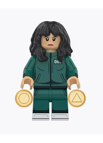 Дитячий конструктор Squid Game герої набір фігурок персонажів Гра в кальмара сумісний із лего для дітей іграшка ProDobro (367091442)