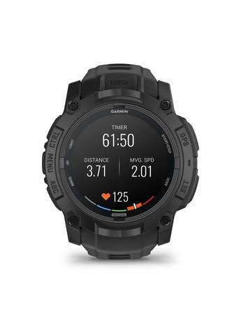 Тактичний годинник для військових Instinct 3 – 50 мм, з AMOLED дисплеєм та ліхтарем Tactical Edition (010-03020-50) Garmin (369368813)