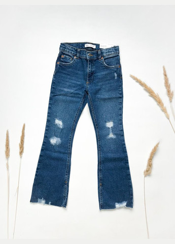 Синие джинсы 116 см синий артикул л364 Zara