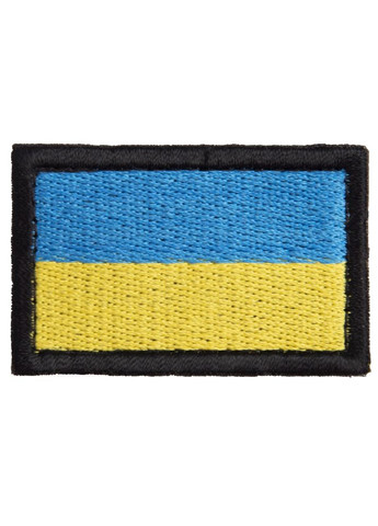Набір шевронів 2 шт. із липучкою Прапор України, вишитий патч 3,5х5,3 см IDEIA (275869777)