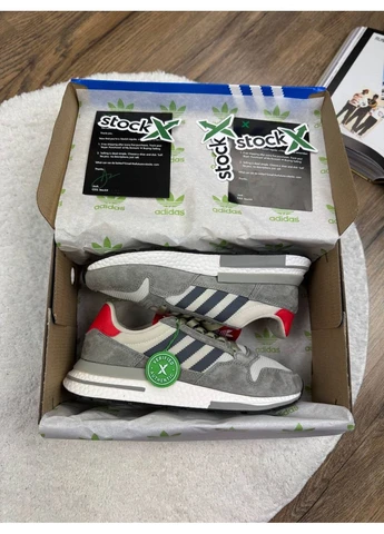 КРОССОВКИ ЖЕНСКИЕ ADIDAS ZX 500 RM GREY FOUR АДИДАС ЗХ 500 СЕРЫЕ No Brand серые демисезоны (392024474)