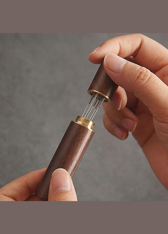 Распределитель кофе в холдере WDT Needle Tool, Иголки темное дерево (R-15366-VS) No Brand (303975273)