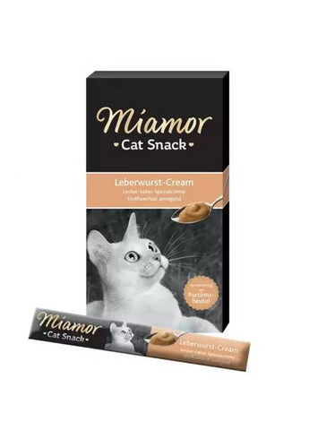 Cat Cream Leberwust Cream Лакомства для улучшения пищеварения у кошек 15 г ЦЕНА ЗА ШТ Miamor (266274739)