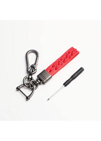 Брелок для ключів з Плетеної Шкіри – Чорний No Brand (292867197)