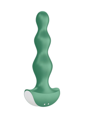 Анальний стимулятор-намистини з двома моторами Lolli-Plug 2 Green Satisfyer (297588051)