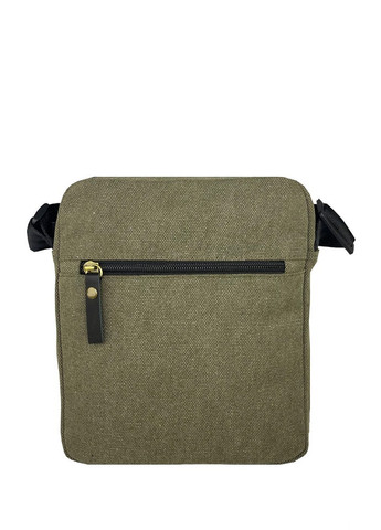 Сумка через плечо Мужская Leather Canvas Хаки P2801EX061 Exodus Через плече (317169185)