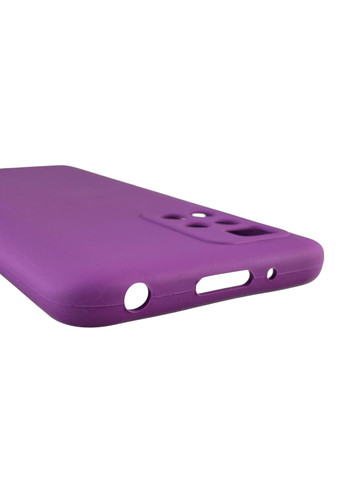 Чохол для Redmi 10 (4G) силіконовий з мікрофіброю нековзний на сяомі редмі 10 4г фіолетовий Xiaomi (366388677)