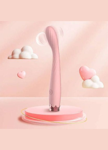 Многофункциональный вибратор для точки G с рельефной головкой анальный светло-розовый (2104618292) No Brand (322843620)