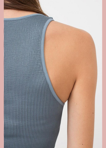 Топ женский бесшовный на широких бретелях в рубчик Giulia HALTER TOP RIB (316683740)