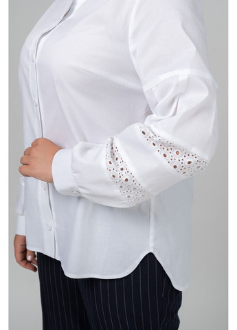 Однотонна жіноча сорочка Неллі з декоративними вставками на рукавах All Posa (ap102142p) A'll Posa (361032763)