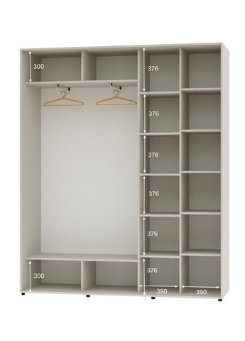 Шкаф-купе двухдверный 200*45*220 Кашемир ДСП/Зеркало с пескоструйным рисунком Алекса (360456553)