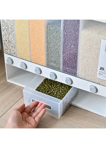 Органайзер на 6 секцій для сипучих продуктів No Brand (362445867)