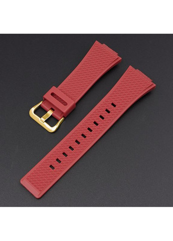 Ремешок для часов Casio G-Shock Красный полимерный ремень универсальный для мужчин и женщин ProDobro (367265875)