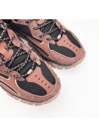 Коричневые кроссовки (р) кожа/текстиль 0-2-2-ffm-0058-fila No Brand