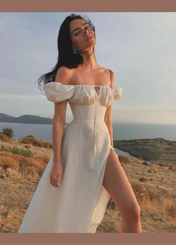 Білий повсякденний, святковий жіноча сукня міді Avanti однотонна