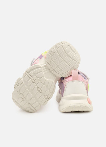 Розовые демисезонные кроссовки для девочки, на плоской подошве цвет розовый цб-00273927 Kimboo