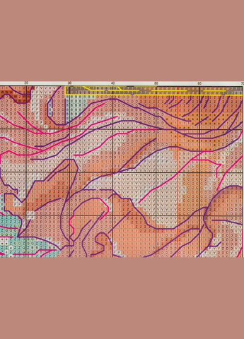 Набір для вишивання за нанесеною на канву схемою "Sea view Girl". AIDA 14CT printed 27*34 см Joy Sunday (313614447)