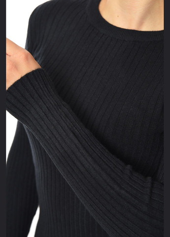 Черный демисезонный кофта женская черного цвета пуловер Let's Shop