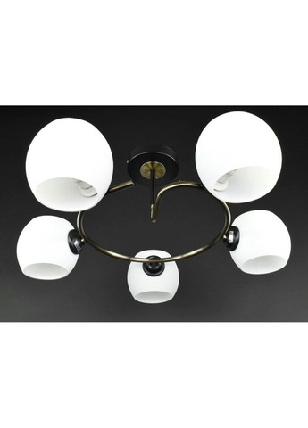 Стельова люстра на 5 лампочок 27423 Бронза 26х62х62 см. Sunnysky (324396527)