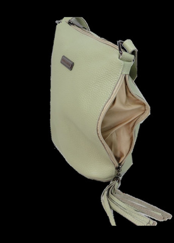 Женская кожаная сумка на плечо салатовая Borsacomoda (329692617)