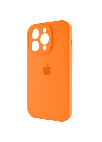 Силіконовий чохол з закритою камерою для iPhone 16 Pro Max Orange No Brand (306548947)
