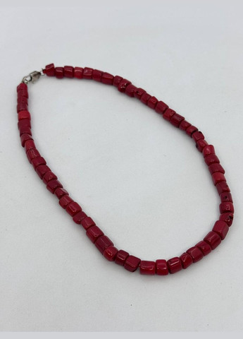 Ожерелье из коралла 8*7 мм 40 см Красный No Brand (337510823)