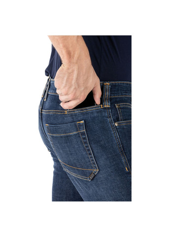Штани тактичні джинсові Defender-Flex Slim Jeans Stone Wash Indigo 5.11 Tactical (315822581)