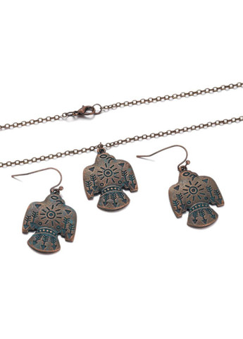 Набор винтажные птицы серьги подвеска. No Brand (365251259)