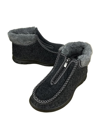 Серые бурки женские короткие серые на замке 30101-1 Dago