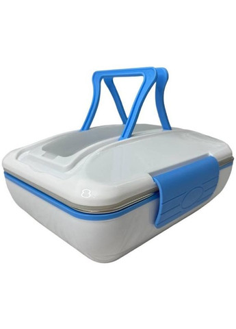 Ланч-бокс электрический с подогревом от сети 220 V 820 мл Lunch Box Синий (1936363251) No Brand (328261673)