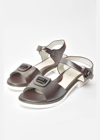 Босоніжки для дівчинки темно-сірого кольору Let's Shop (338794105)