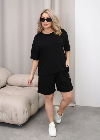 Костюм жіночий трійка літній (футболка + шорти + штани) No Brand (338182251)