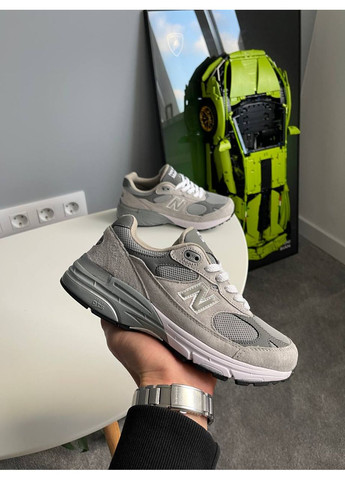 Кроссовки женские New Balance 993 MiUSA Grey | Нью Беланс 993 серые No Brand серые демисезоны (361667999)