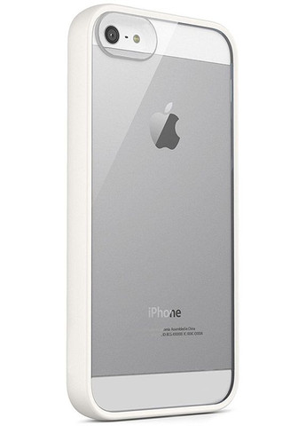 Чехолнакладка Super slim iPhone 5/5s Clear\White DUZHI (301782067)