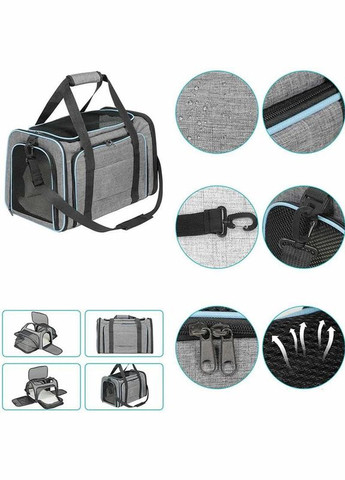 Раскладная сумка переноска для небольших животных до 8 кг No Brand (306554823)