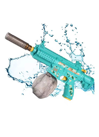 Водний пістолет для дітей, іграшковий водний автомат M416 на акумуляторі, електричний бластер, зелений No Brand (346530790)