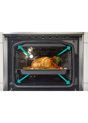 плита ge5a21wh электрическая, 68л, 50x60см, гриль, Gorenje