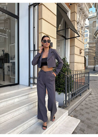 Жіночий костюм (жакет + брюки) Україна (360548392)