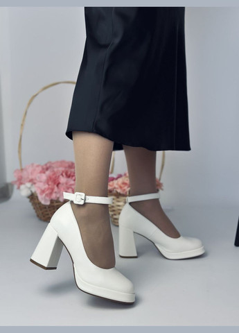 No Brand Стильные женские туфли белый з искусственная кожа, — всесезон (322983155)