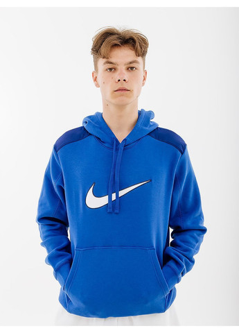 Мужское Худи FLC HOODIE BB Голубой Nike (333957070)