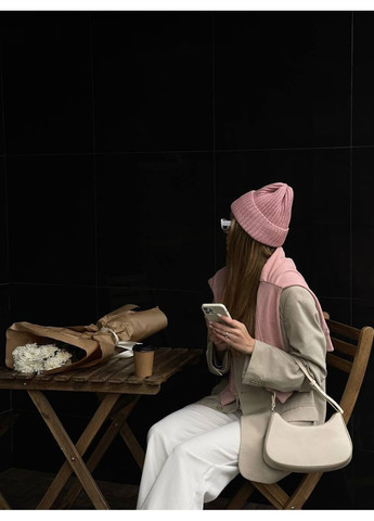 Шапка унисекс бин в рубчик JUGO LOVELY (364686740)