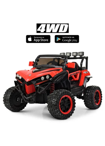 Електромобіль дитячий Джип M 3804EBLR-3 з музикою та світлом Bambi Racer (341307184)