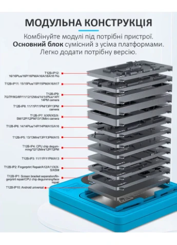 Нижній підігрів T12B-SAM2 для ремонту плати Samsung Galaxy S23 Plus Sunshine (368302132)