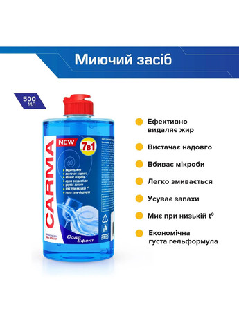 Засіб для миття посуду Сода Ефект, 500 мл Carma (328397151)