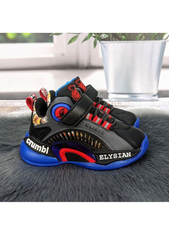 Синие демисезонные кроссовки подростковые Clibee