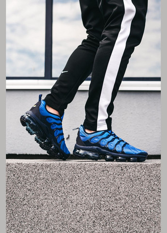 Синие демисезонные кроссовки мужские Nike VaporMax Plus Tn Blue
