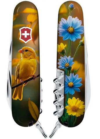 Ніж Spartan Ukraine. Золота пташка Victorinox (316437607)