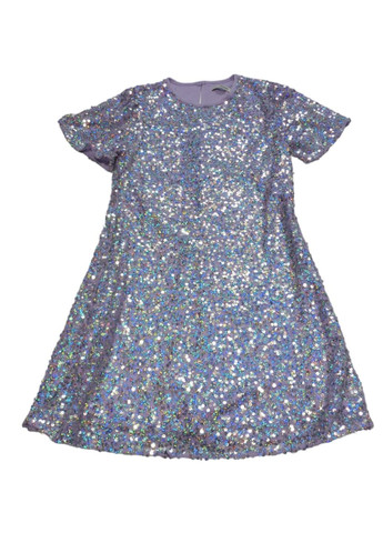 Лілова сукня святкова, лілова з паєтками, 134-140 см, 9-10 р George (279340963)