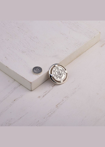 Брошь значок Тризуб Владимира 925 Skifska Etnika (324622736)